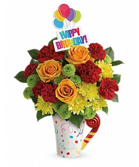 Happy Birthday Florals-Floral Designer's Choice Fresh Flower