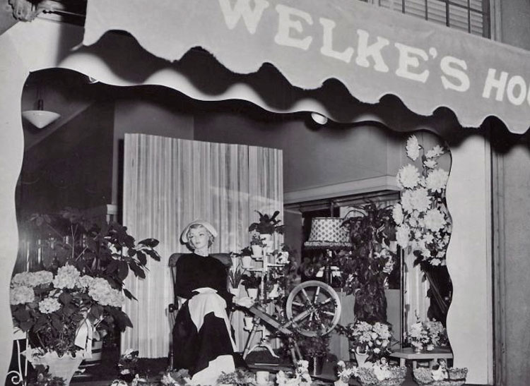 View through the picture glass of one of our vintage locations, circa 1940